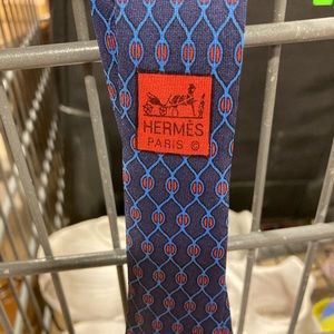 Hermes 100% Silk Tie 969SA